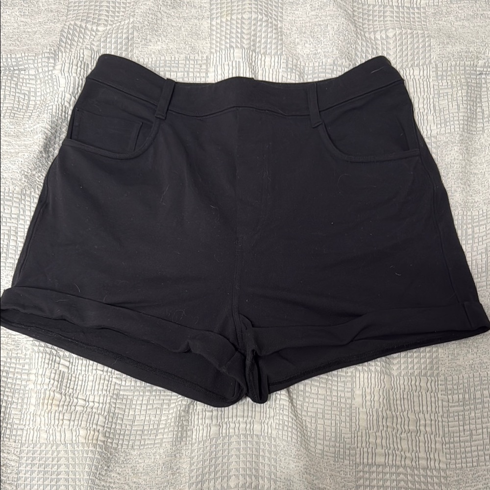 Lululemon Athletica Black High Waist Shorts